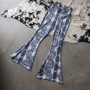Snake Print Flares 🐍